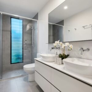 Bathroom Anti-Fog LED Mirror Cabinet